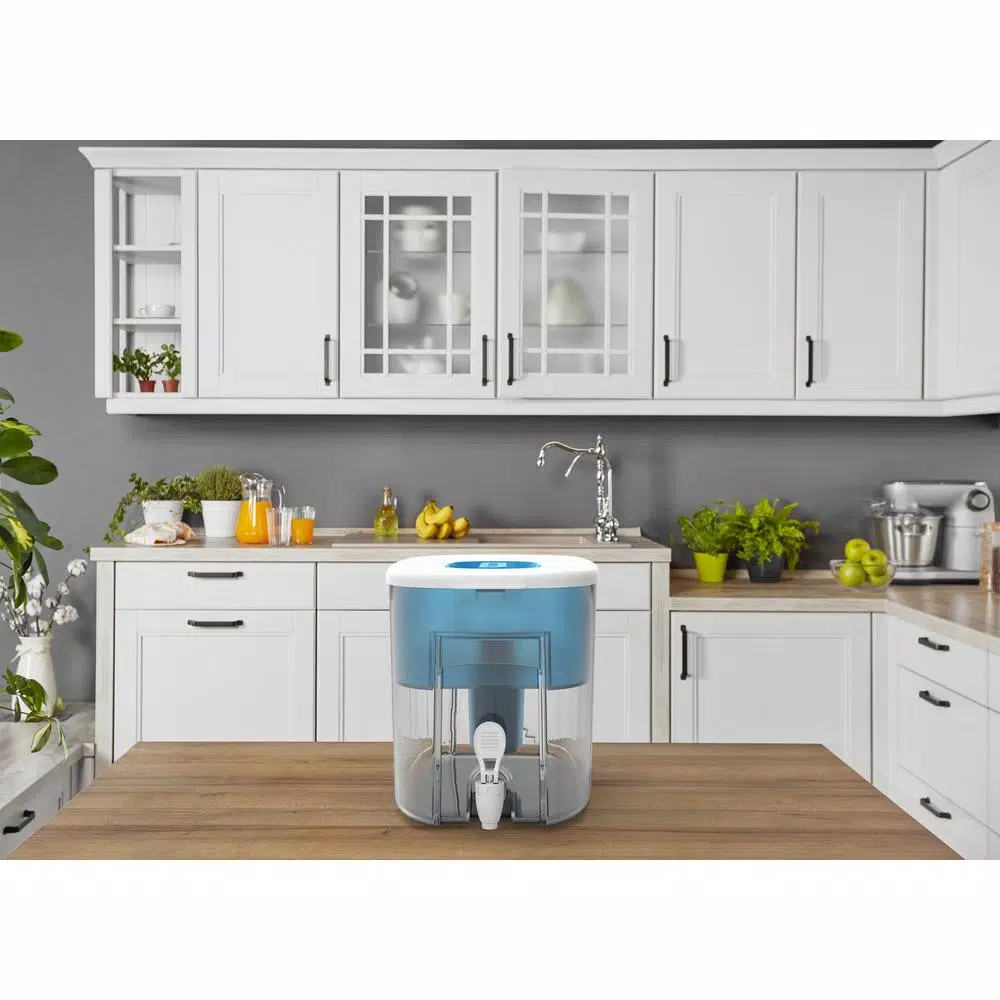 Drinkpod Alkaline Water Dispenser 2.4 Gal. Countertop System, 3-Pack with 3 Filters