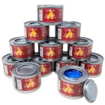 Gas One Methanol Chafing Fuel Gel - 2.5 Hour Burn Time, 12-Piece Set thumbnail 1