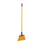 Alpine Industries 10 in. Angle Broom with Fiberglass Handle, Yellow (3-Pack) thumbnail 4