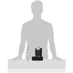 OVENTE 7 oz. Stainless Steel Milk Frother with Induction Base, 600W Hot and Cold Frother thumbnail 7