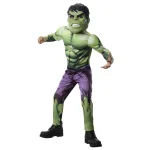 Marvel Avengers Assemble Deluxe Hulk Kids Halloween Costume, Large thumbnail 1