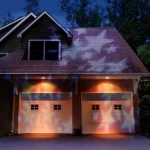 LUMABASE White Stars LED Projector Light - Rotating Indoor/Outdoor Holiday Decor thumbnail 4