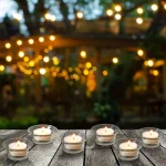 Stonebriar Collection Stonebriar Citronella Scented White Tea Light Candles, 4-Hour Burn Time, 50-Pack thumbnail 1