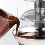 Nostalgia 4-Tier Chocolate Fondue Fountain with Stainless Steel Base, 2 lb. Capacity thumbnail 5
