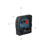 Bosch Factory Reconditioned 5 Point Alignment Laser Level - Red thumbnail 1