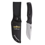 WESTERN BlackRiver 9 in. Titanium Bonded Fixed Blade Knife with 3.75 in. Drop Point Blade and Nylon Sheath thumbnail 2