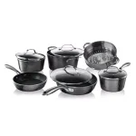 Granitestone 15-Piece Aluminum Hammered Non-Stick Diamond Infused Cookware and Bakeware Set thumbnail 2