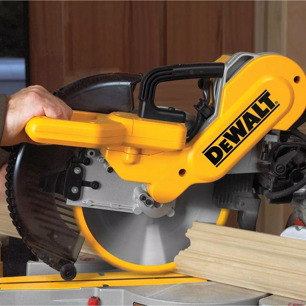 DEWALT 10 in. Double Bevel Sliding Compound Miter Saw, DW717