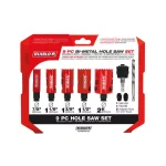 Diablo 9-Piece General Purpose Bi-Metal Hole Saw Set with SnapLock PLUS Mandrel System thumbnail 2