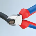 Knipex 6-1/4 in. Diagonal Cutters, Forged Steel, 62 HRC Cutting Edge, Comfort Grip thumbnail 2