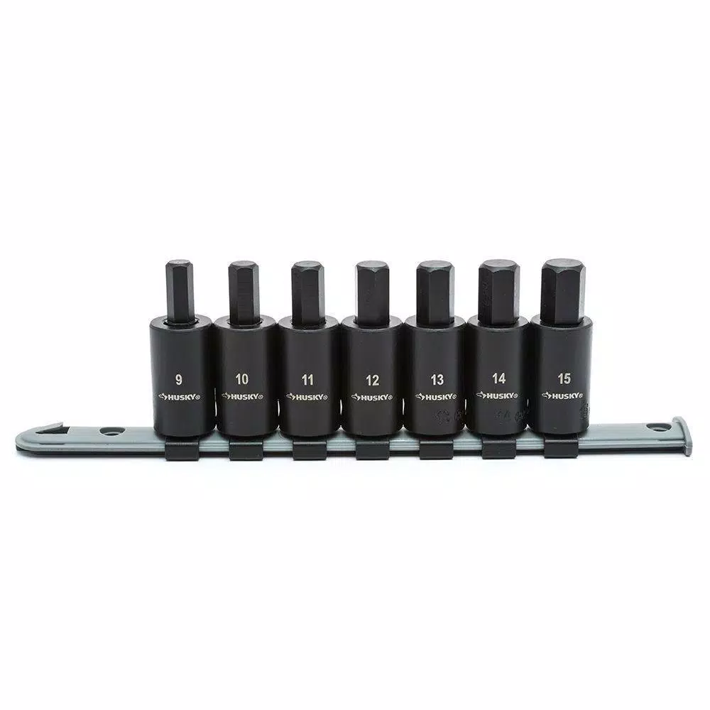 Husky 78-Piece 1/2 in. Drive Master Impact and Hex Bit Socket Set