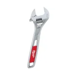 Milwaukee 6 in. Adjustable Wrench, Parallel Jaw Design, Chrome Plated thumbnail 1