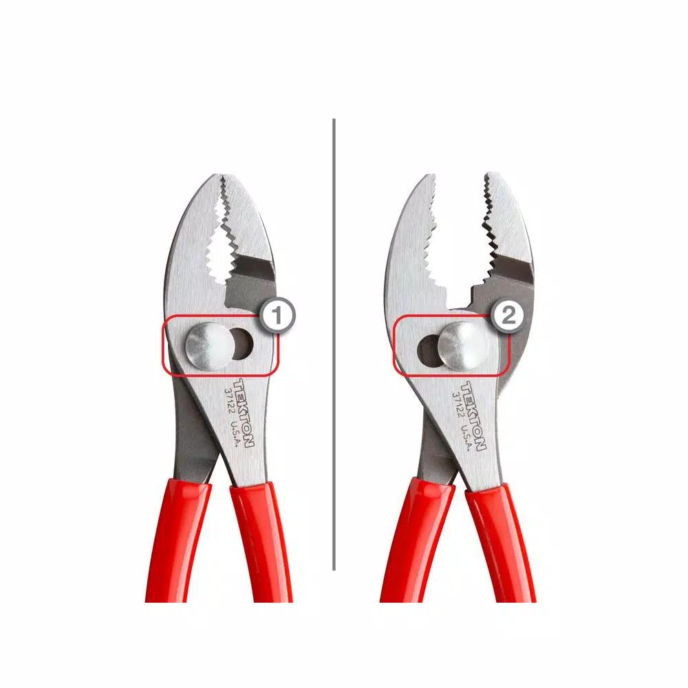 TEKTON 6-1/2 in. Slip Joint Pliers with Shear-Type Wire Cutter