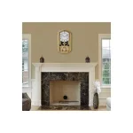 Bulova Golden Music 20 in. Pendulum Wall Clock with 12 Melodies and K-9 Crystal Elements thumbnail 2