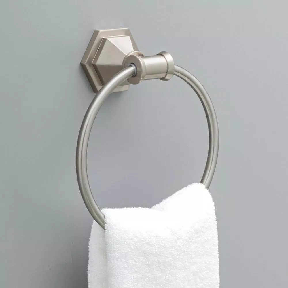 Delta Grandover SpotShield Brushed Nickel Towel Ring