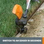 Worx 40V Power Share 13 in. String Trimmer and Wheeled Edger 2-in-1 Combo (Tool Only) thumbnail 7