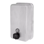 Alpine Industries Alpine 1200ml Stainless Steel Manual Liquid Soap Dispenser - Surface Mount thumbnail 4