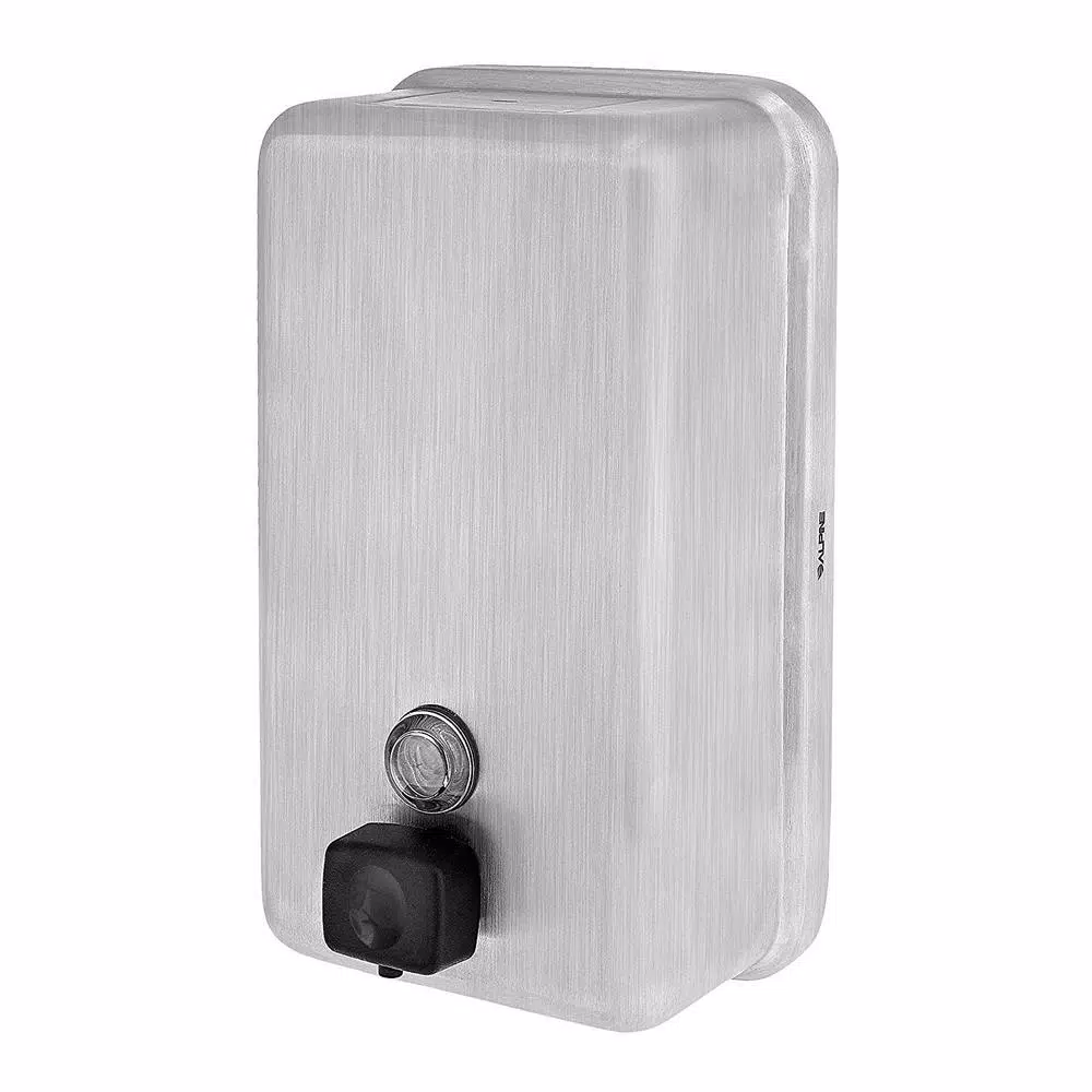 Alpine Industries Alpine 1200ml Stainless Steel Manual Liquid Soap Dispenser - Surface Mount