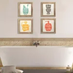 Stratton Home Decor Floss Flush Wipe Wash Bathroom Rules Wall Art Set, 4-Piece Wood Sign Collage thumbnail 1