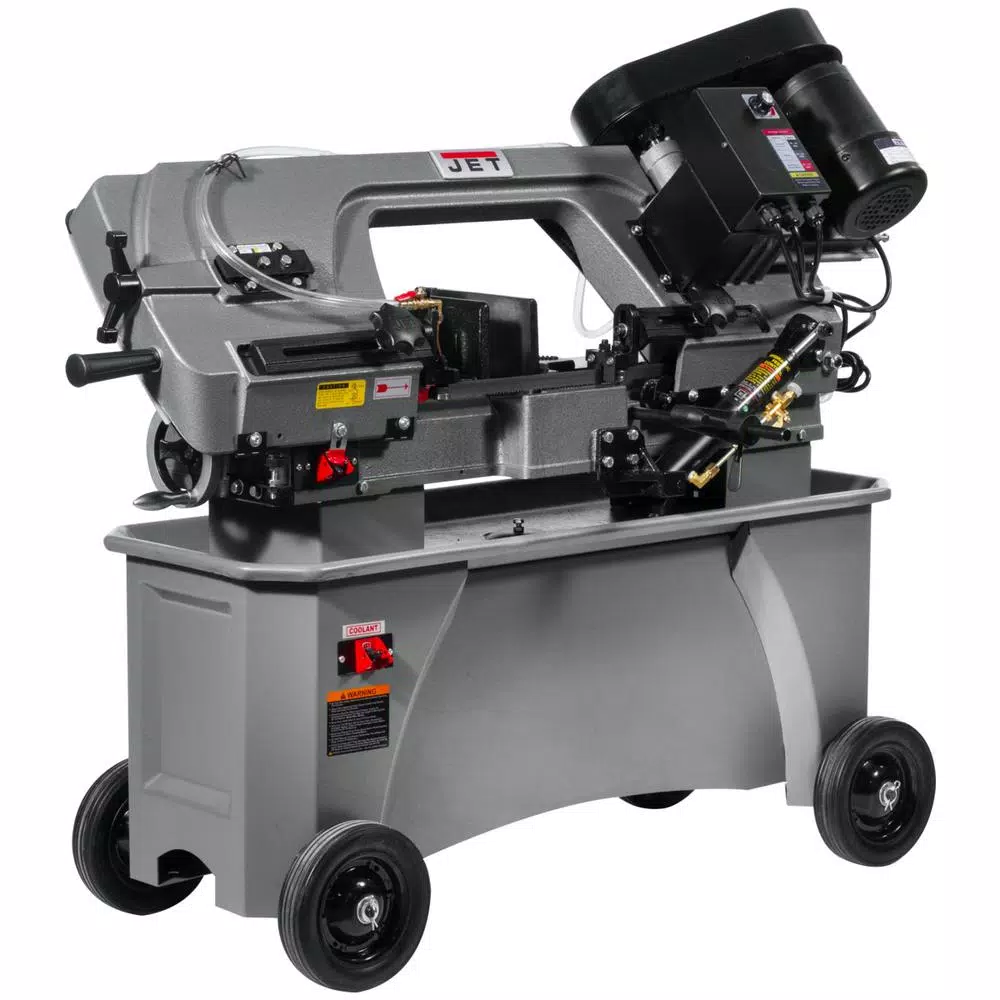 Jet HVBS-712V 7 in. x 12 in. Variable Speed Horizontal/Vertical Metalworking Bandsaw, 1 HP, 115V
