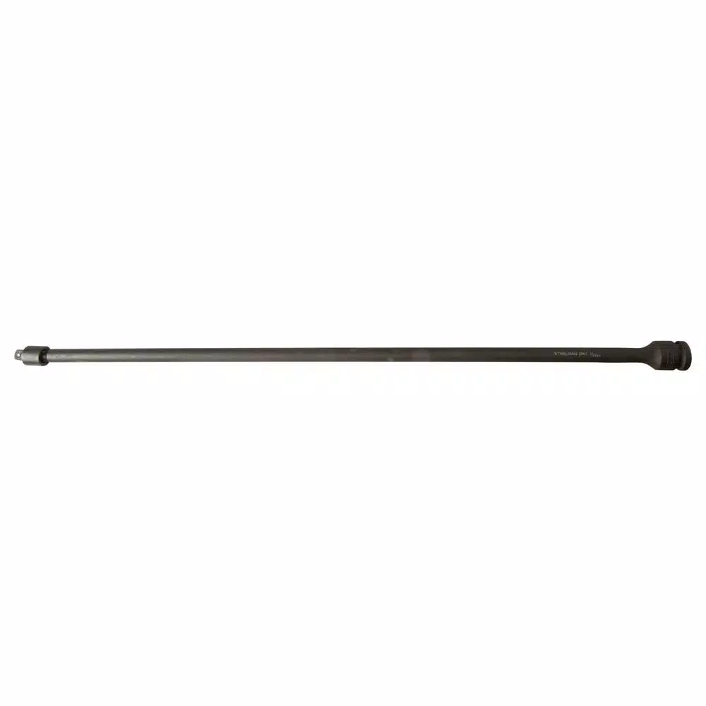 STEELMAN PRO 79994 1/2 in. Drive to 3/8 in. Pinless Swivel Impact Extension Bar, 24 in.