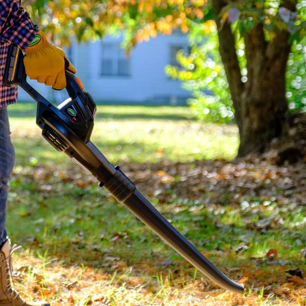 Scotts 20V Cordless Leaf Blower Kit with 2.0Ah Battery and Fast Charger, 130 MPH, 98 CFM