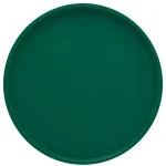 Kraftware Bartenders Choice Fun Colors 14 in. Round Vinyl Serving Tray - Tropic Green thumbnail 1