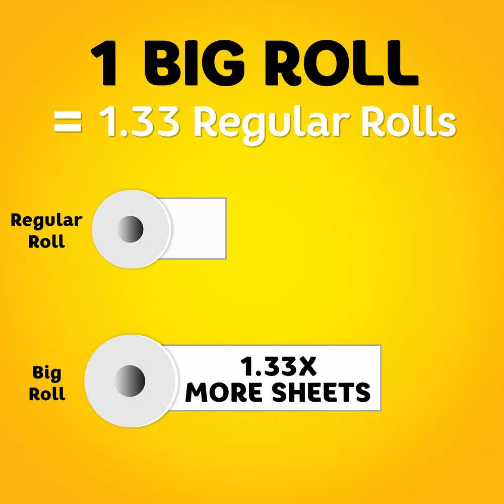 Bounty Essentials Select-A-Size White Paper Towels, 12 Big Rolls