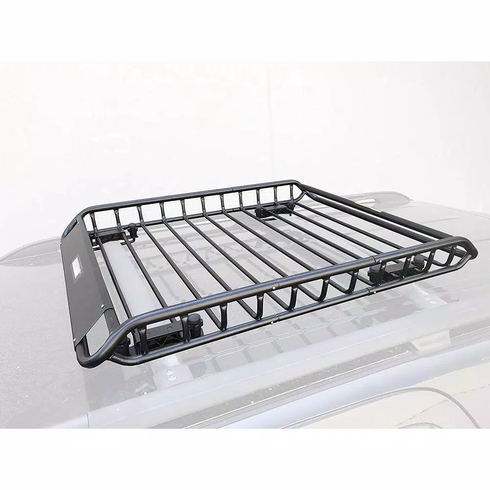 MaxxHaul 46" x 36" Universal Steel Roof Rack Cargo Basket, 150 lb Capacity