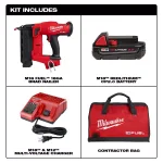 Milwaukee M18 FUEL 18-Gauge Gen II Cordless Brad Nailer Kit with Battery, Charger & Safety Glasses thumbnail 3