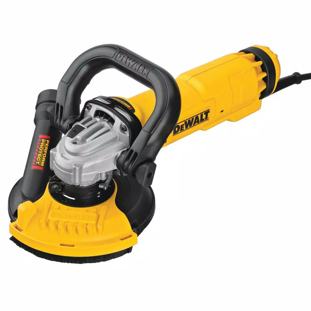 DEWALT 13 Amp Corded Angle Grinder Kit with 5 in. Surface Grinding Dust Shroud