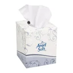 Angel Soft Premium 2-Ply White Facial Tissue, 96 Sheets per Box thumbnail 1