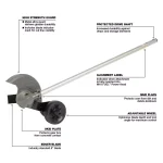 Milwaukee M18 FUEL 18V Cordless Brushless String Trimmer Combo Kit with QUIK-LOK Pole Saw, Hedge Trimmer & Edger thumbnail 5
