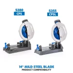 Evolution Power Tools Evolution 14 in. 66-Teeth Carbide Metal Cutting Saw Blade for Mild Steel thumbnail 6
