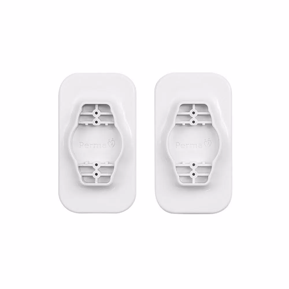 Perma Child Safety Perma Adhesive Baby Gate and Playpen Barrier Wall Mounts, No-Drill Installation (2-Pack)