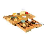Legacy Concavo Bamboo Cutting Board and Cheese Tools Set with Pull-Out Drawer thumbnail 4