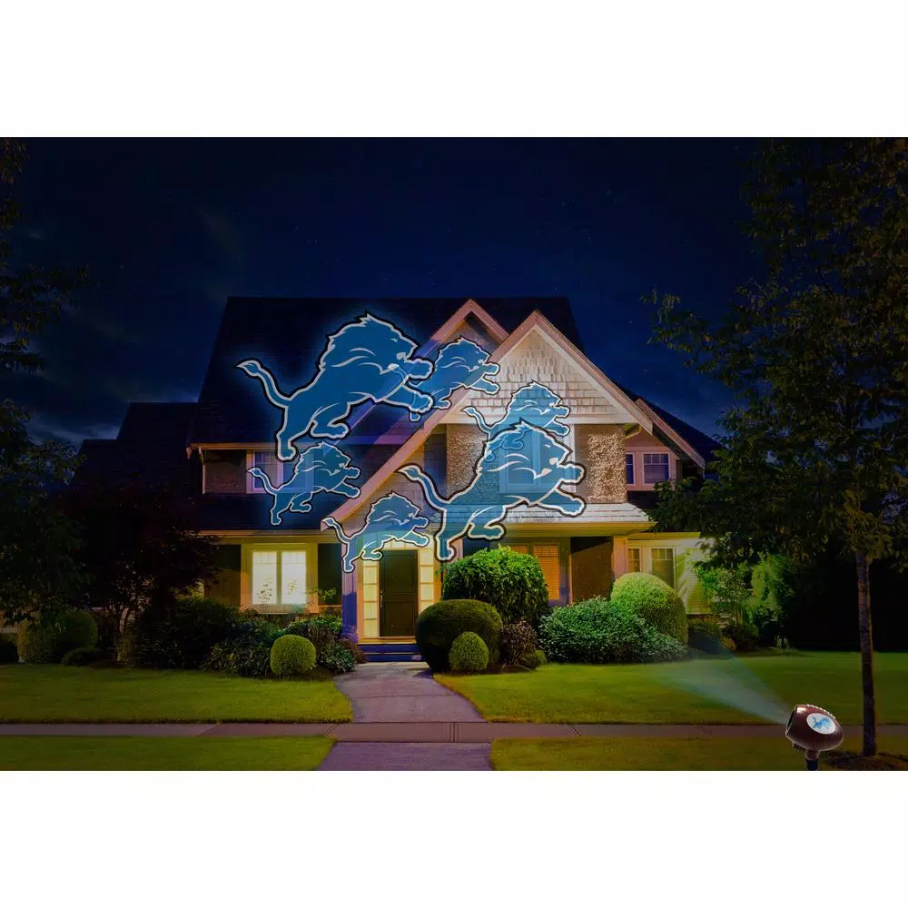 Unbranded NFL Detroit Lions Team Pride LED Projector Light with Rotating Mode