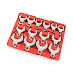 TEKTON 1/2 in. Drive Jumbo Crowfoot Wrench Set, 14-Piece (1-1/16 to 2 in.) thumbnail 3