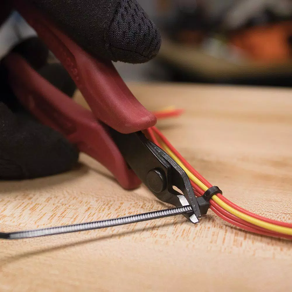 Klein Tools 5 in. Light-Weight Precision Flush Cutter for Soft Wire up to 16 AWG