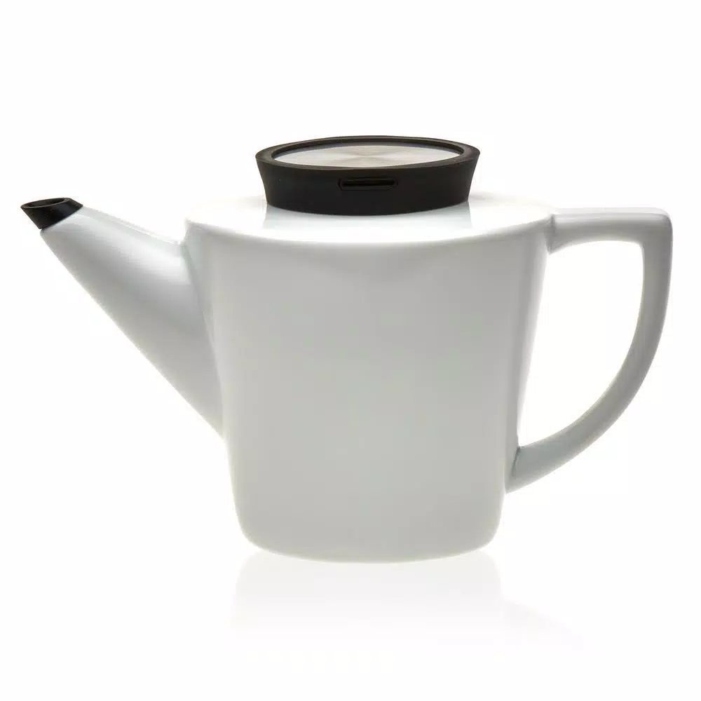 VIVA Scandinavia Infusion 5-Piece Porcelain Teapot and Teacup Set, White