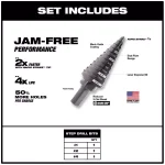 Milwaukee M18 FORCE LOGIC 6 Ton Knockout Tool Kit with M18 FUEL Hammer Drill and Step Bits Set thumbnail 3