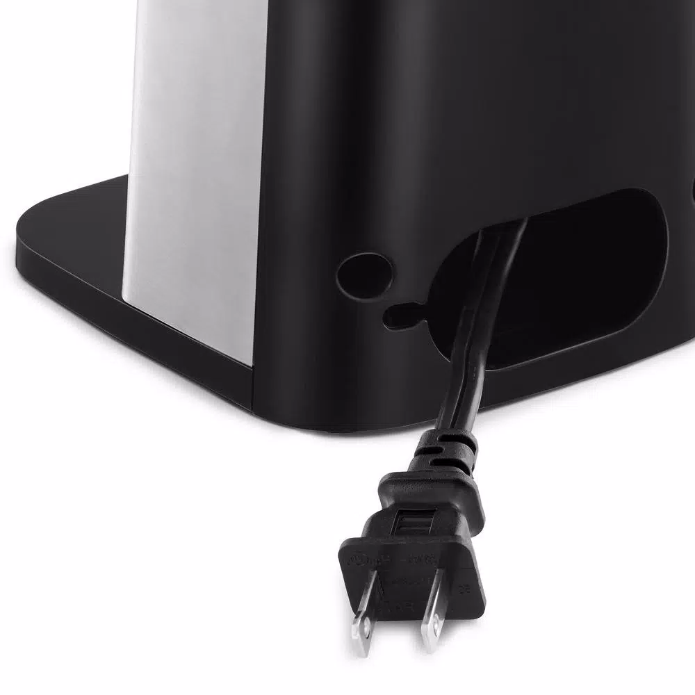 Professional Series Electric Can Opener with Bottle Opener and Knife Sharpener, Brushed Stainless Steel