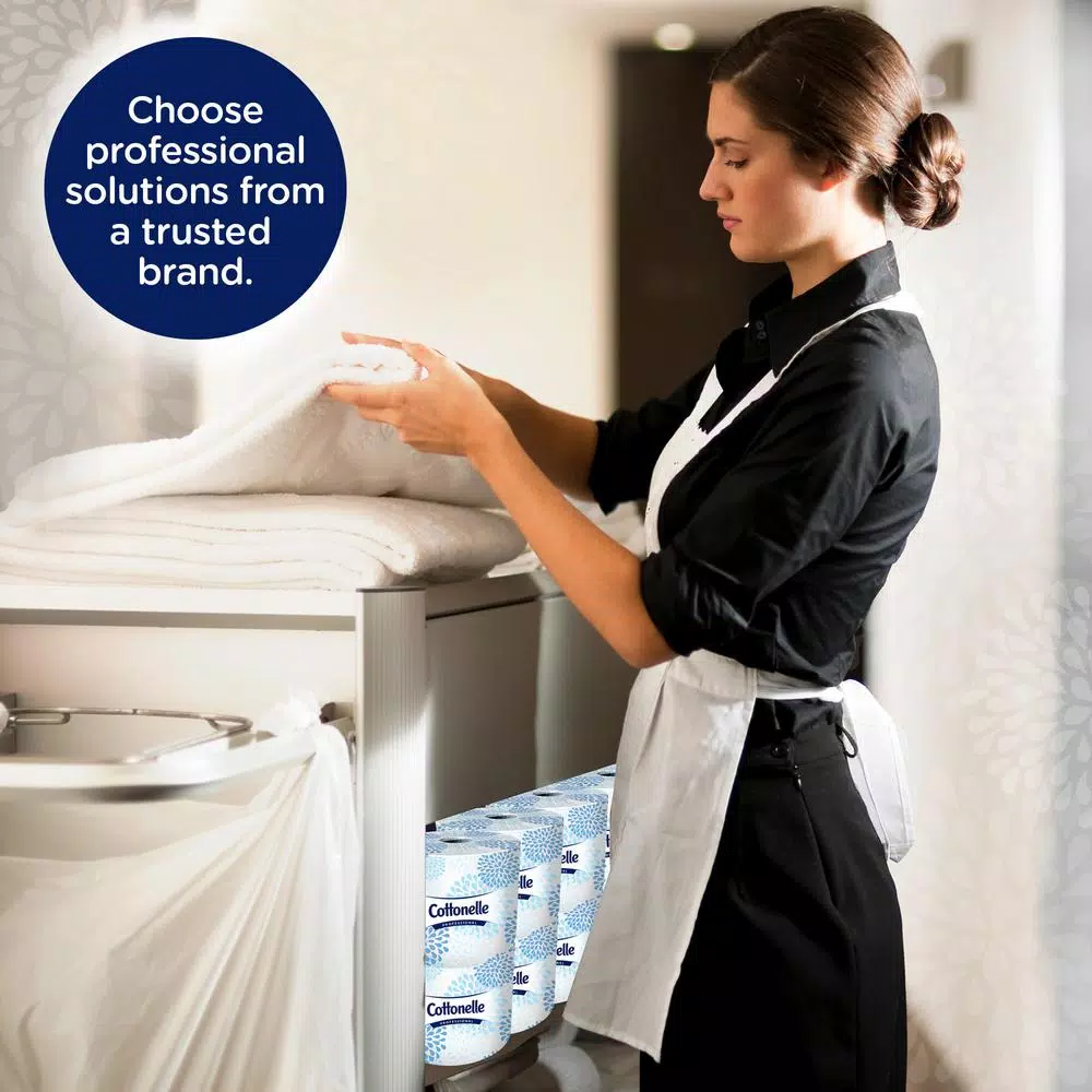 Kleenex Cottonelle 2-Ply White Bathroom Tissue, 451 Sheets per Roll, 20 Rolls per Carton