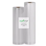 NutriChef Universal Vacuum Sealer Bags, Multi-Layered Food-Grade Rolls, 100 ft. Total Length thumbnail 1
