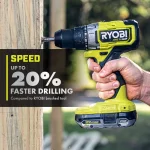 RYOBI 18V ONE+ HP Brushless 2-Tool Combo Kit: 1/2 in. Drill/Driver and 1/4 in. Impact Driver with (2) 2.0 Ah Batteries thumbnail 5