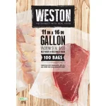 Weston 11 x 16 in. Gallon Vacuum Sealer Bags, 3.0 Mil Heavy Duty 2-Ply, 100-Count thumbnail 4
