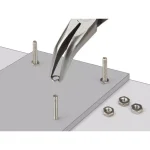 TEKTON Mini Bent Long Nose Pliers with 45-Degree Angle and Crosscut Teeth thumbnail 4