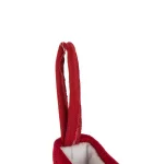 Glitzhome 21 in. LED Embroidered Linen Christmas Stocking - Reindeer Design thumbnail 3
