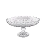Gibson Home Jewelite 11.5 in. Clear Glass Footed Cake Stand thumbnail 3