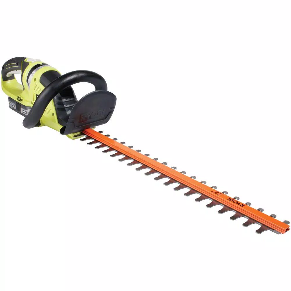 RYOBI ONE+ 18V Lithium-Ion 22 in. Cordless Hedge Trimmer with 1.5 Ah Battery and Charger Included
